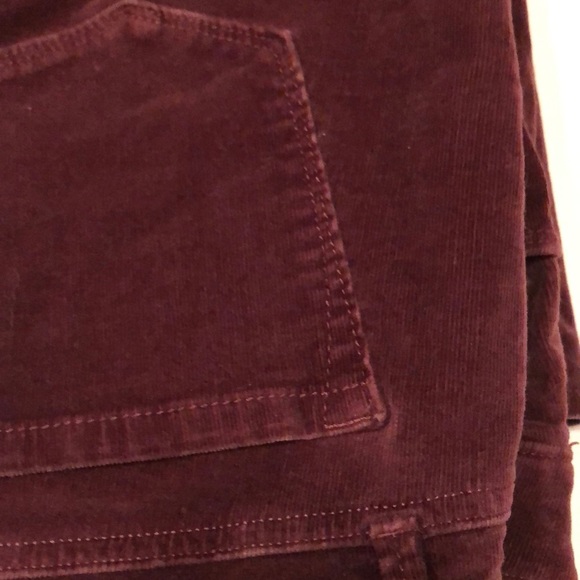 Burgundy LOFT Corduroy Pants - Picture 2 of 5